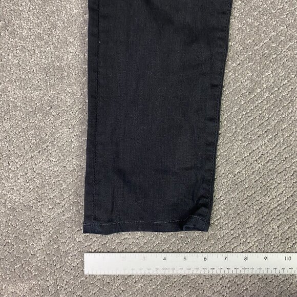 AG Adriano Goldschmied The Harper Essential Straight Jeans Women's 27R Black - Picture 12 of 14